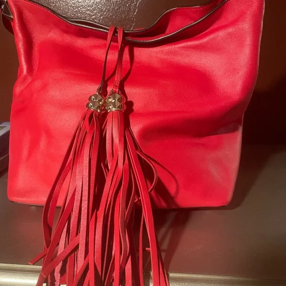 Medium size red KARL LAGERFELD shoulder bag gentle used - Picture 3 of 3